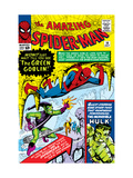 Amazing Spider-Man 14 Cover: Spider-Man, Green Goblin and Hulk Print by Ditko Steve