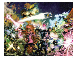 War Of Kings Saga Cover: Black Bolt and Vulcan Plakat af David Yardin