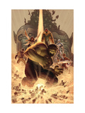 What if Wolrd War Hulk 1 Cover: Hulk, Giant Man, Wasp, Vision and Silver Surfer Affiches par Romita Jr. John