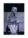 Wolverine & Captain America 4 Cover: Captain America Poster von Tom Derenick