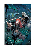 Avengers: The Initiative 24 Cover: Typhoid Mary, Task Master and Komodo Posters by Humberto Ramos