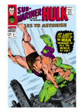 Tales to Astonish #87 Cover: Hulk and Humanoid Posters av Bill Everett Tales to Astonish #87 Cover: Hulk and Humanoid Posters av Bill Everett