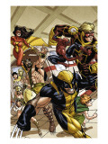 Incredible Hercules #138 Group: Wolverine, Spider-Man, Hercules, Wasp and Spider Woman Posters av Rodney Buchemi