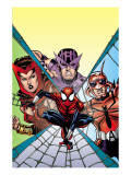 Spider-Girl 94 Cover: Spider-Man, Hawkeye, Scarlet Witch and Ant-Man Posters by Ron Frenz