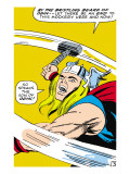 Marvel Comics Retro: Mighty Thor Comic Panel, Swinging Hammer Prints