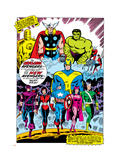 Giant-Size Avengers 1 Group: Iron Man Print by Don Heck
