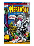Werewolf By Night 32 Cover: Moon Knight and Werewolf By Night Art by Perlin Don