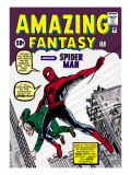 Marvel Comics Retro: Amazing Fantasy Comic Book Cover 15, Introducing Spider Man Kunstdrucke