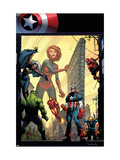 Marvel Adventures The Avengers 29 Cover: Captain Marvel Affiches par Sean Murphy