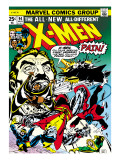 Marvel Comics Retro: The X-Men Comic Book Cover 94, Colossus, Nightcrawler, Cyclops, Banshee Prints
