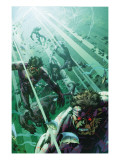 New Mutants 7 Cover: Beef, Jetstream, Catseye and Tarot Affiches par Adam Kubert