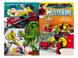Marvel Comics Presents 5 Cover: Wolverine, Inquisitor, Marvel Comics and Thor Charging Prints by John Buscema