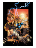 X-Men 175 Cover: Wolverine, Storm, Black Panther, Havok, Iceman and X-Men Affiches par Salvador Larroca