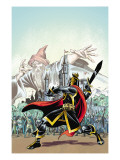 The Black Knight 1 Cover: Black Knight Poster von Ron Frenz
