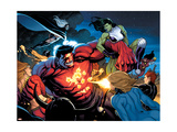 Hulk 9 Group: Rulk, She-Hulk and Storm Art by Frank Cho