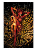 Squadron Supreme 3 Cover: Mora and Cathy Print by Land Greg