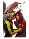 X-Men: First Class 7 Cover: Angel and Scarlet Witch Prints