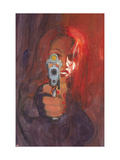 Black Widow 2 #2 Cover: Black Widow Posters av Bill Sienkiewicz Black Widow 2 #2 Cover: Black Widow Posters av Bill Sienkiewicz