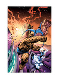 Fantastic Four 572 Cover: Thing, Invisible Woman, Mr. Fantastic and Human Torch Art par Davis Alan