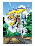 Exiles 50 Group: Mimic, Blink, Sasquatch, Namora, Beak and Exiles Prints by Mizuki Sakakibara