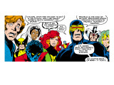 Marvel Comics Retro: X-Men Comic Panel Affiches