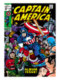 Marvel Comics Retro: Captain America Comic Book Cover 112, Album Issue! Posters