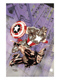 Wolverine Captain America 4 Cover: Wolverine and Captain America Art by Tom Derenick