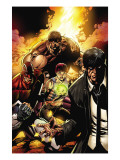 New Excalibur 22 Cover: Captain Britain, Juggernaut, Dazzler, Wisdom and Peter Posters par Scot Eaton