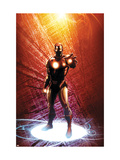 Invincible Iron Man 14 Cover: Iron Man Poster par Salvador Larroca