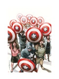 Captain America: The Chosen 6 Cover: Captain America Prints by Mitchell Breitweiser