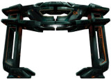 Tron Legacy -Recognizer, Glow-in-the-dark Silhouette découpée