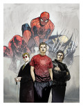 Powerless 1 Cover: Spider-Man, Peter Parker, Wolverine, Daredevil, Matt Murdock and Logan Posters by Michael Gaydos