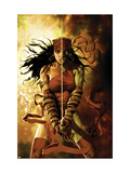 Dark Reign: Elektra 5 Cover: Elektra Prints by Bermejo Lee