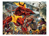 Thor 85 Group: Surtur and Beta-Ray Bill Posters by Andrea Di Vito