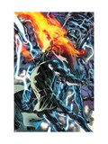 Fantastic Four #560 Cover: Dr. Doom, Human Torch and Galactus Posters av Bryan Hitch