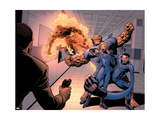 Dark Reign: Fantastic Four 4 Group: Invisible Woman, Thing, Mr. Fantastic and Human Torch Prints by Chen Sean