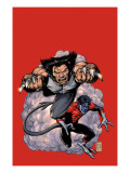Wolverine 19 Cover: Wolverine and Nightcrawler Screaming Poster by Robertson Darick
