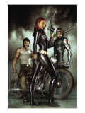 Black Widow: Deadly Origins 1 Cover: Black Widow, Bucky and Wolverine Affiches par Granov Adi