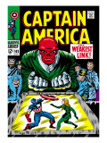 Marvel Comics Retro: Captain America Comic Book Cover 103, Red Skull, the Weakest Link Print