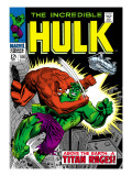 Marvel Comics Retro: The Incredible Hulk Comic Book Cover 106, Titan Rages Posters