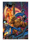 Fantastic Four #535 Cover: Human Torch, Invisible Woman, Mr. Fantastic, Thing and Fantastic Four Reproducción en lienzo de la lámina por McKone Mike