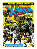 Marvel Comics Retro: The X-Men Comic Book Cover 96, Fighting the Night Demon Posters