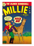Marvel Comics Retro: Millie the Model Comic Book Cover 34, Getting on a Horse Posters