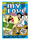 Marvel Comics Retro: My Love Comic Book Cover 16, Tennis, Pathos and Passion Posters