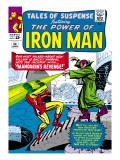 Marvel Comics Retro: The Invincible Iron Man Comic Book Cover 54, Mandarin's Revenge! Poster