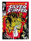 Marvel Comics Retro: Silver Surfer Comic Book Cover 3, Fighting Mephisto Posters