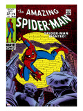 Marvel Comics Retro: The Amazing Spider-Man Comic Book Cover #70, Wanted! Reproducción en lienzo de la lámina
