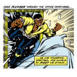 Marvel Comics Retro: Luke Cage, Hero for Hire Comic Panel Art