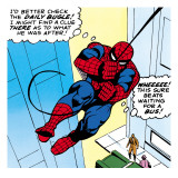 Marvel Comics Retro: The Amazing Spider-Man Comic Panel Affiches