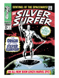 Marvel Comics Retro: Silver Surfer Comic Book Cover #1, Origin Poster